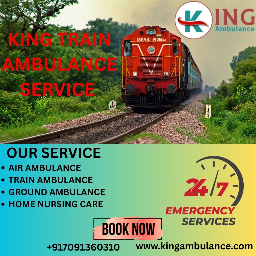 King Train Ambulance Service in Chennai provides the easiest way of transportation