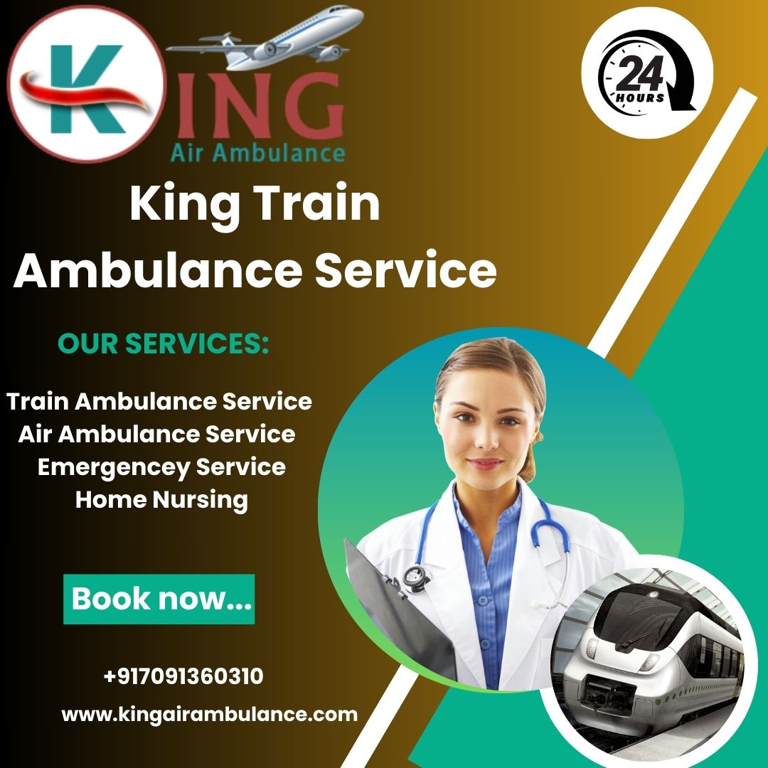 Book King Train Ambulance Services in Raipur to provide better patient care