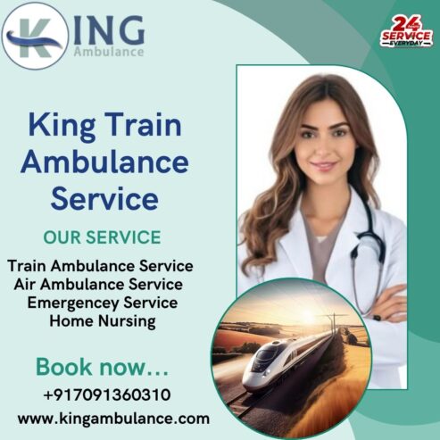 Get fast and quality emergency transfer in Gorakhpur through King Train Ambulance