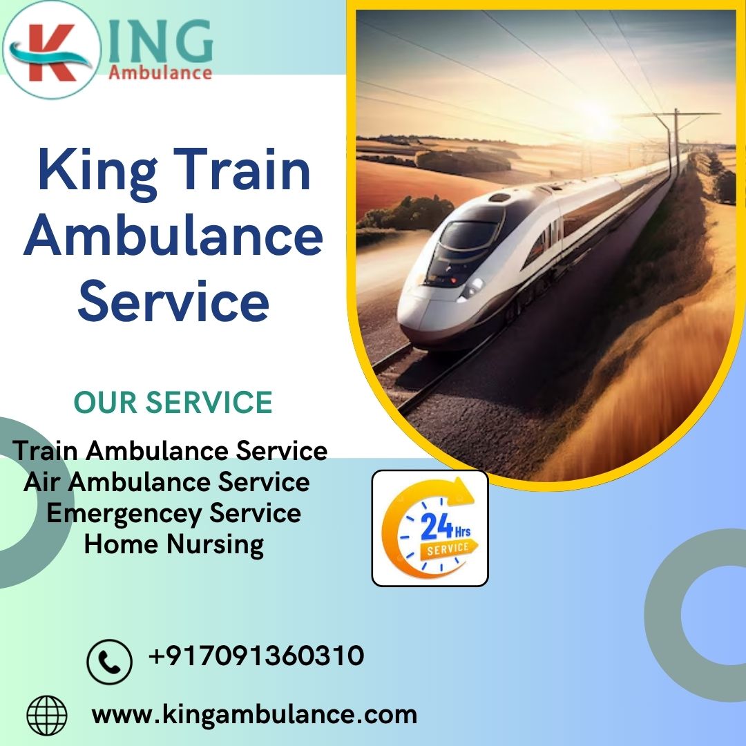 The chances of trouble are minimal by using King Train Ambulance in Indore