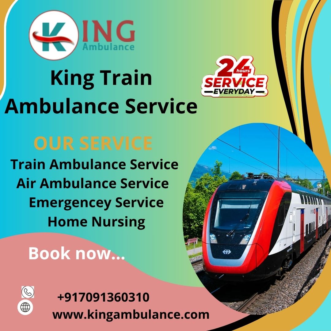 King provides reliable rides for health-based transportation in Chennai in its train ambulance