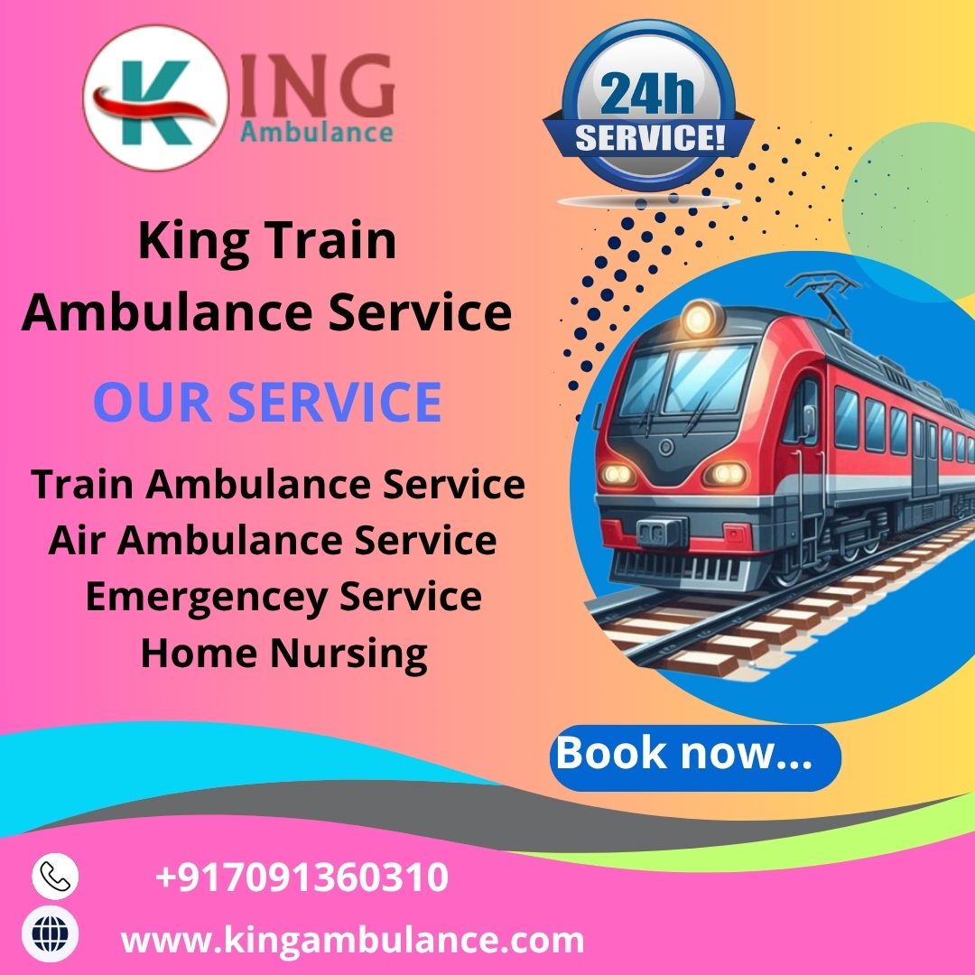King made travelling in Train Ambulance in Jabalpur extremely convenient