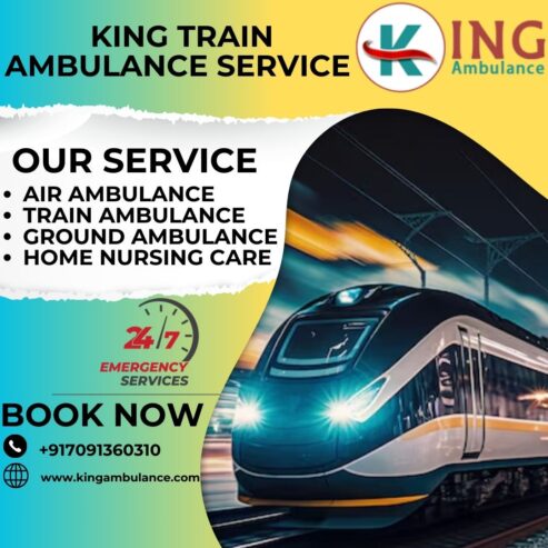 King Train Ambulance Service in Silchar provides medical facilities to the patient as per the plan