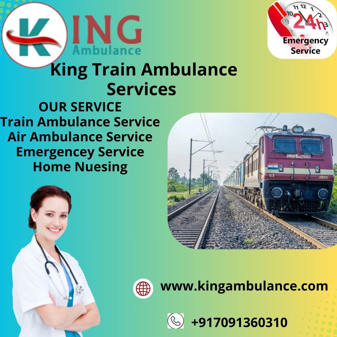 Use King Train Ambulance Service in Chennai with Top-grade Medical Machine