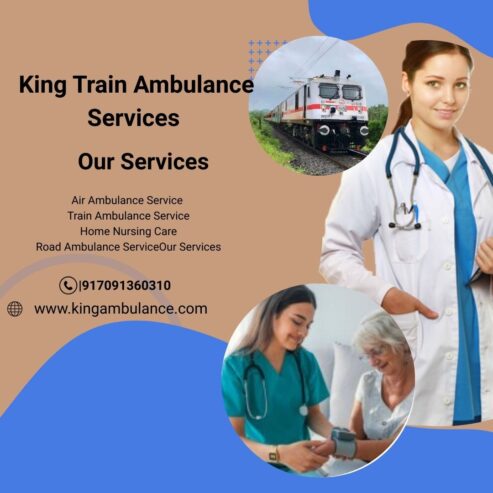 Choose King Train Ambulance Services in Delhi to Access State-Of-The-Art Amenities at a Reasonable Cost