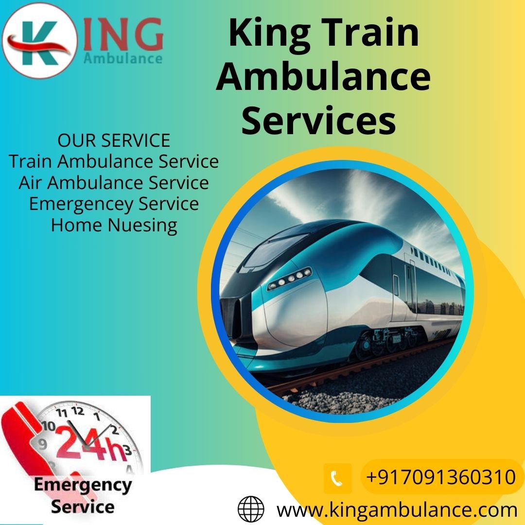 The chances of trouble are minimal by using King Train Ambulance in Darbhanga