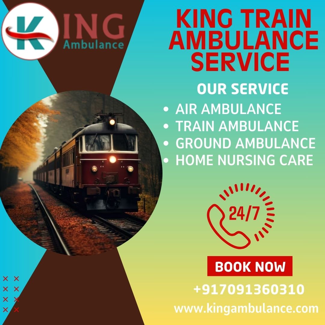 King Train Ambulance Service in Raipur provides the excellent care
