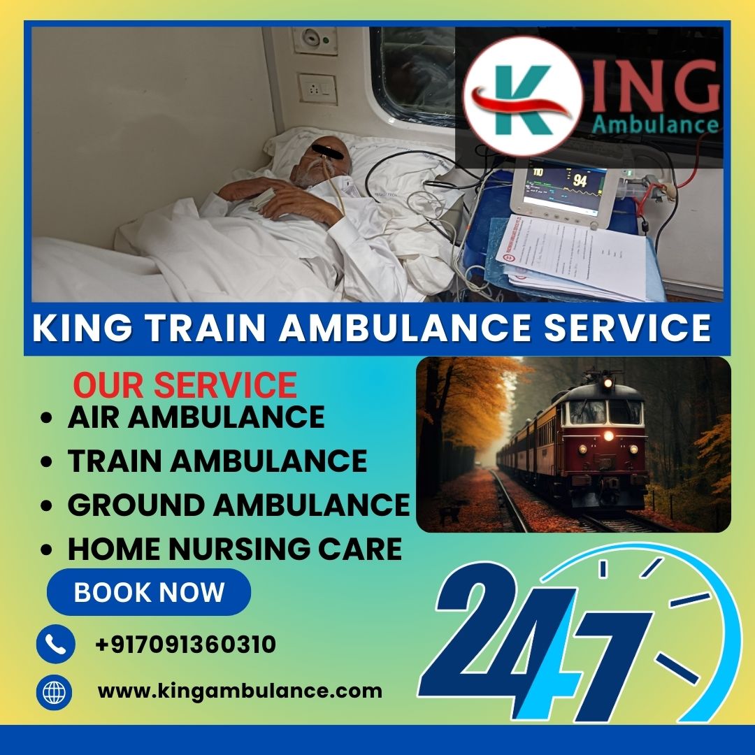King Train Ambulance Service in Delhi is always ready to help the sick people
