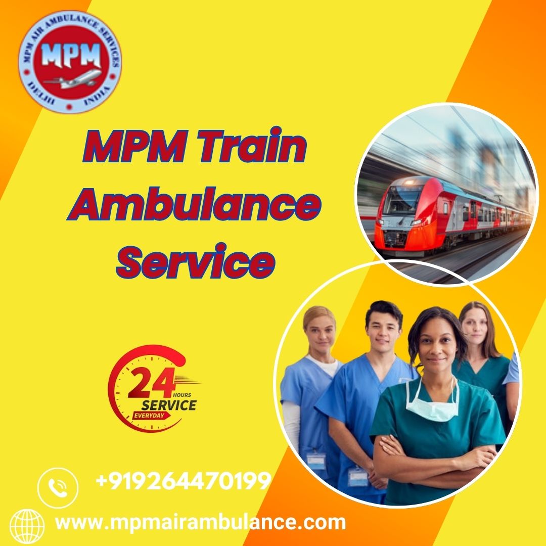 MPM Train Ambulance in Raipur provided specialist staff for patients