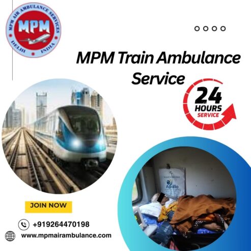 MPM Train Ambulance provides a transfer facility with an ICU in Dibrugarh