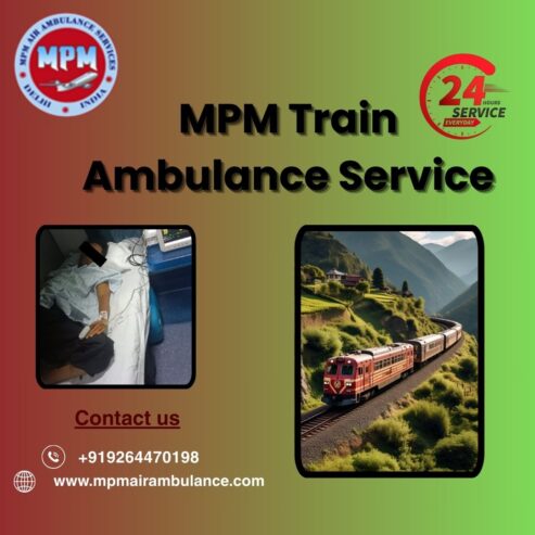 MPM Train Ambulance in Indore provides smooth movement of patients