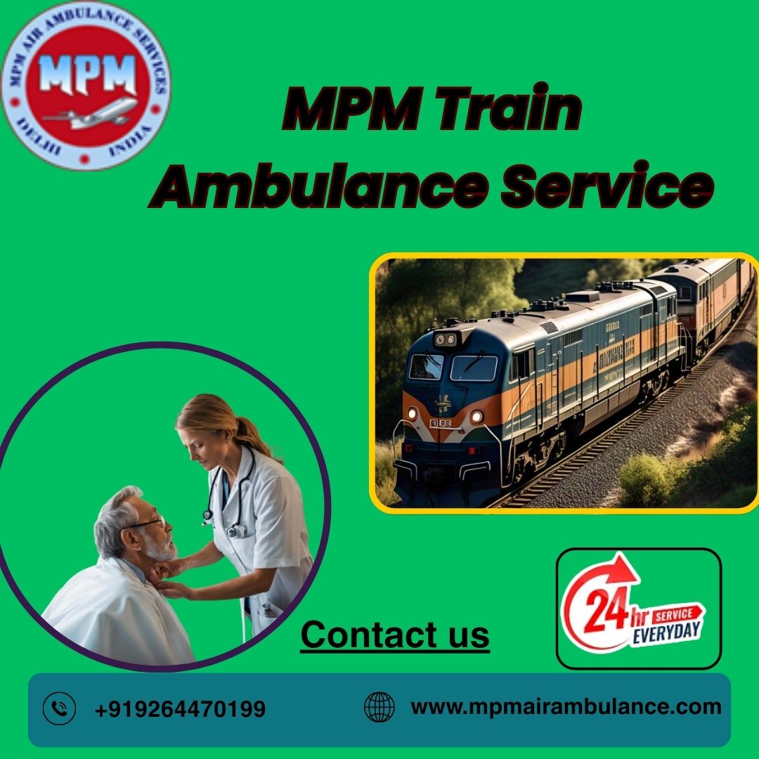The patient was taken to the hospital by the MPM train ambulance in Varanasi