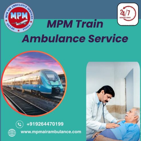 Book MPM Train Ambulance with ICU facility for transfer in Bhopal