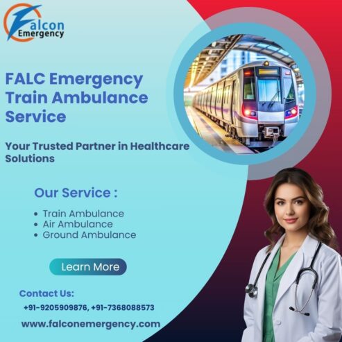 Falc Emergency Gives You Clear Transit Direction in Mumbai in a Train Ambulance