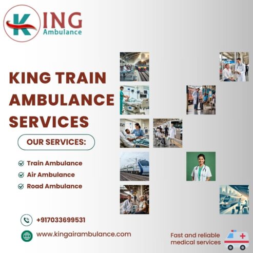 Reach medical facilities faster with King Train Ambulance in Kolkata