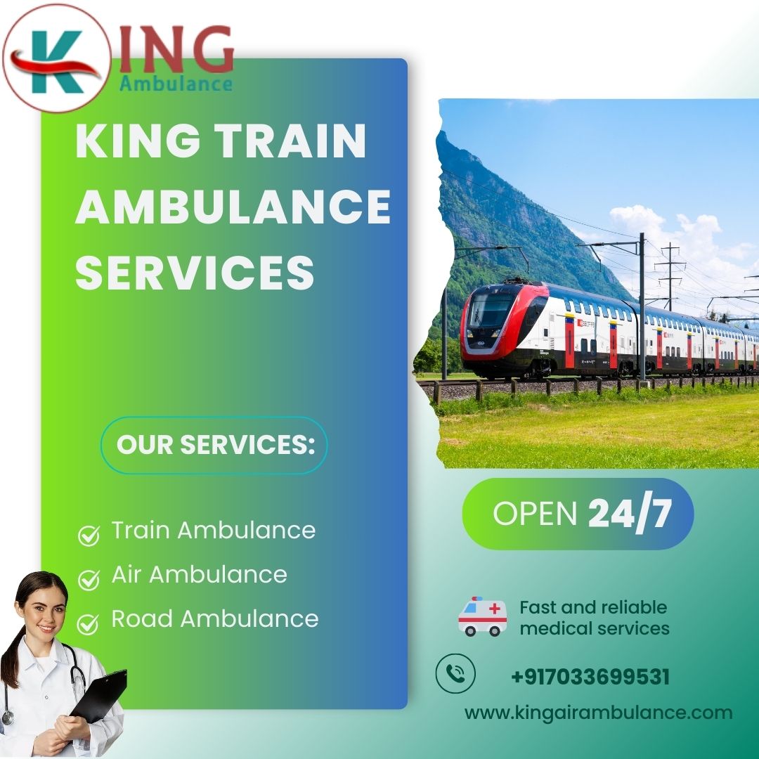 The medical staff of King Train Ambulance in Guwahati is skilled in transporting patients