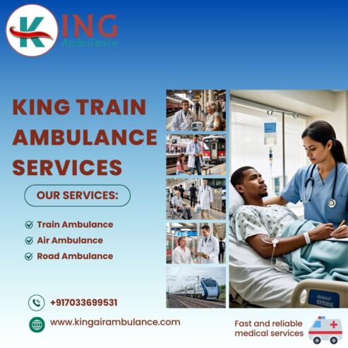 King Administers Medication in the Train Ambulance if it’s required in Kolkata