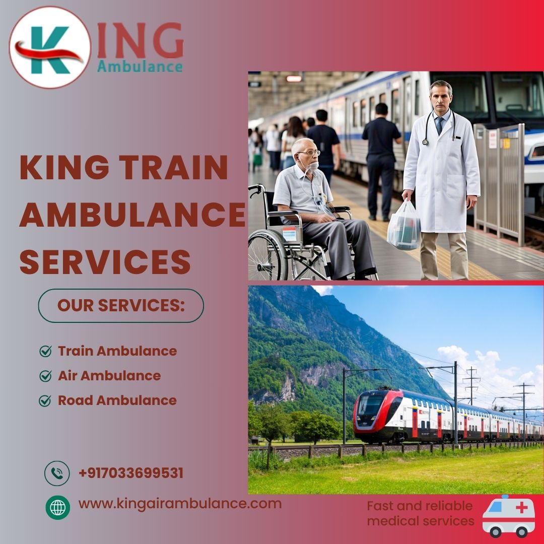 King Allows the Entire Trip to be Composed Right on Time in a Kolkata Train Ambulance