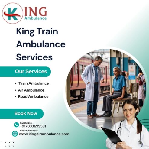 Hire a King Train Ambulance in Mumbai to Guarantee the Safest Transfer of the Patient