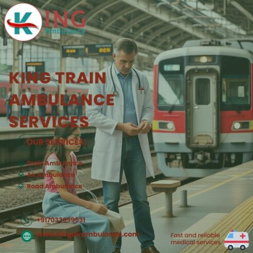 King Train Ambulance in Ranchi Offers Safe Patient Transport at Highly Reasonable Prices