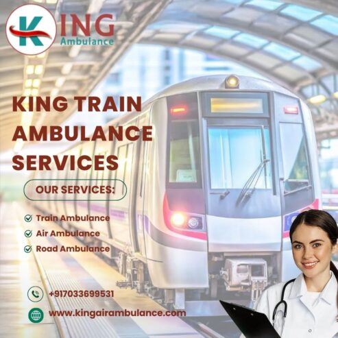 King Offers Non-Congested Journeys to the Patients in Patna in a Train Ambulance