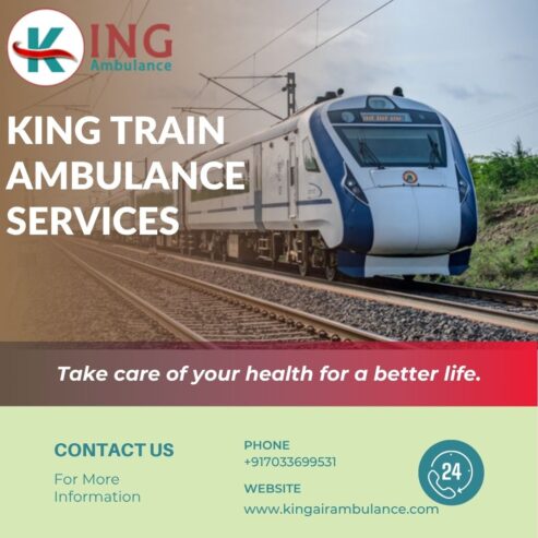 King Offers Mobile Med Cabin for Shifting in Patna in a Train Ambulance