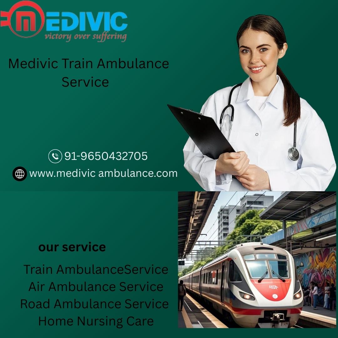 The Medivic Train Ambulance Bhopal takes into analysis the elevated intensity of Time
