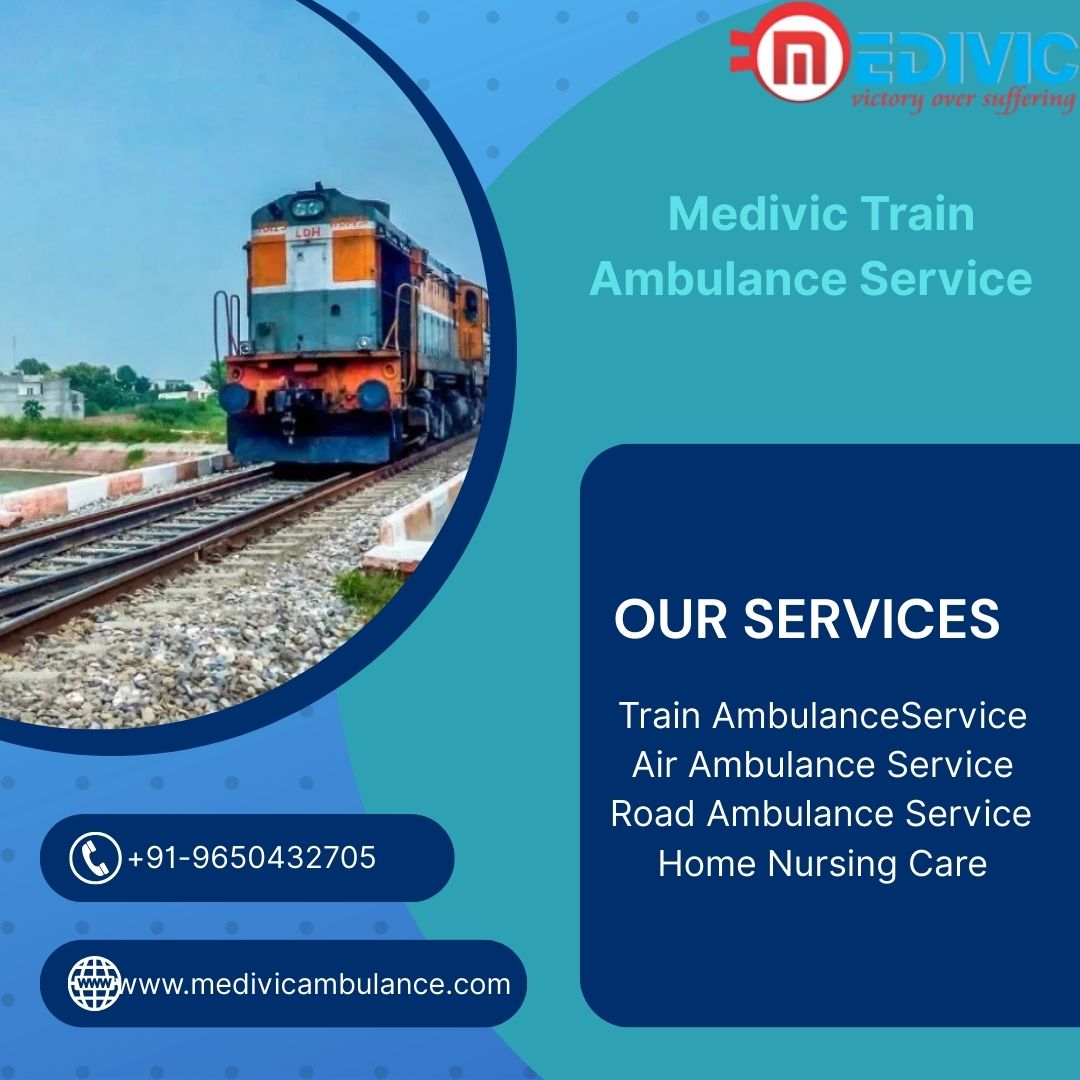 Medivic has a High/Low Oxygen Supply Piping System in a Raipur Train Ambulance