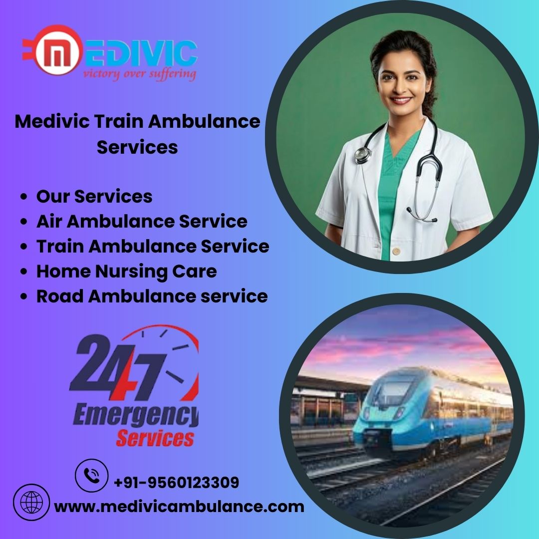 Medivic has Decades of Experience in Presenting Medication in a Pune Train Ambulance
