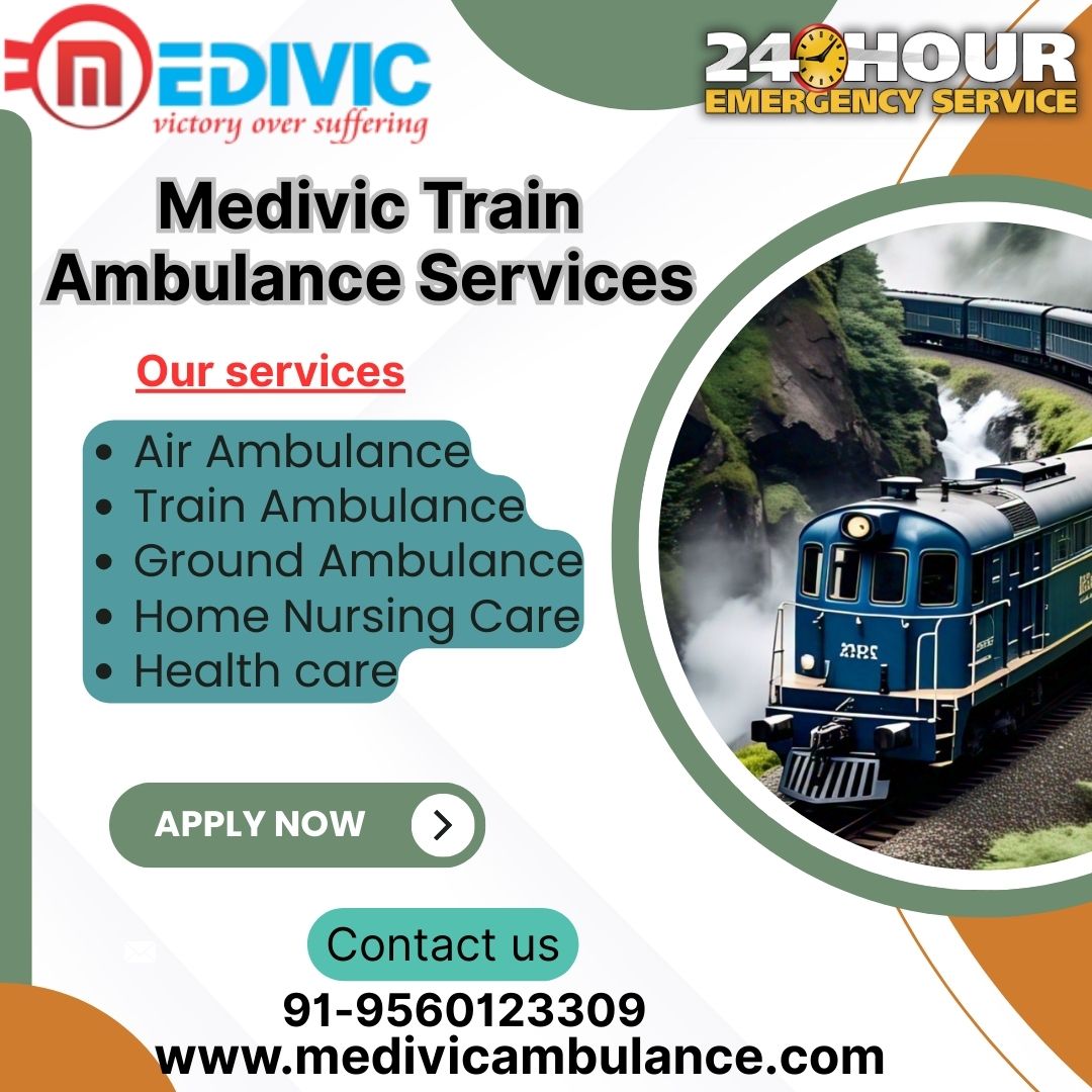 Medivic Train Ambulance Services in Mumbai are working equally for all patients