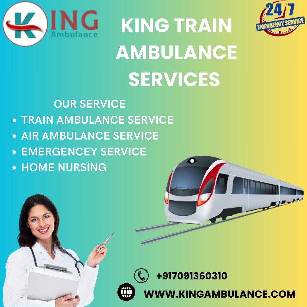 King Train Ambulance in Raipur Prioritizes Care during Long-Distance Transfer