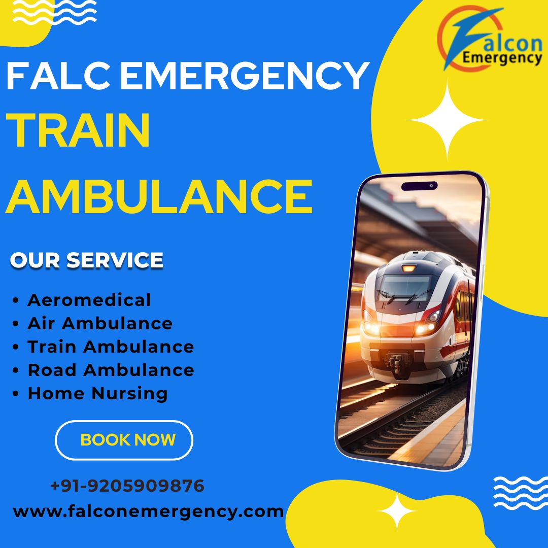 Falc Emergency Strategically Organised Everything for Transfer in Kolkata in a Train Ambulance