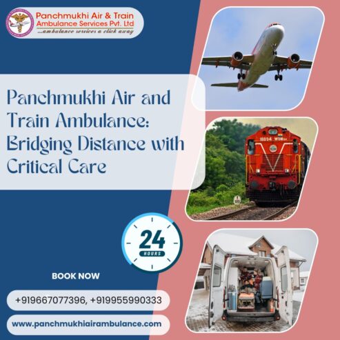 Use Panchmukhi Train Ambulance Services in Hyderabad for Maximum Comfort and Safety