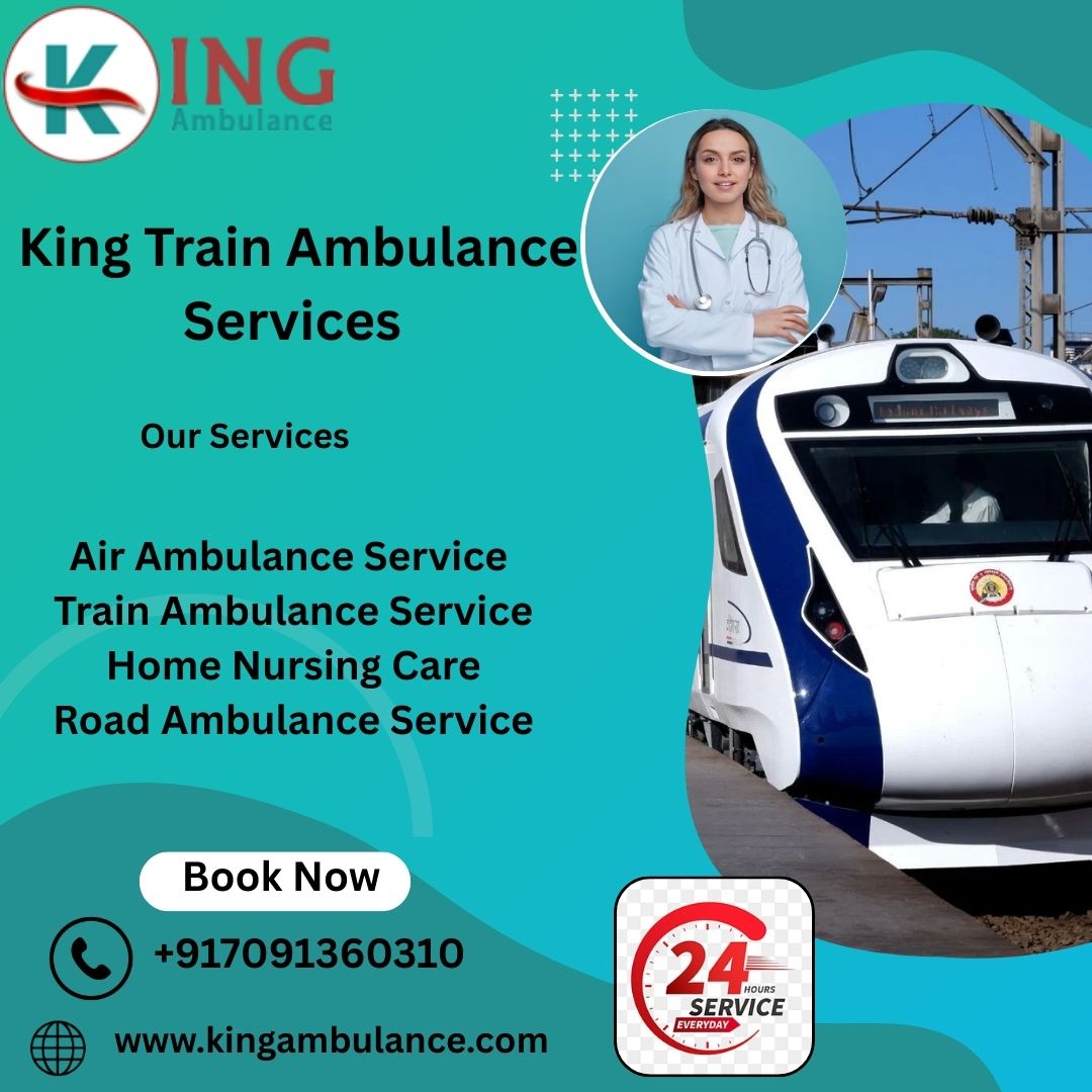 Book King Train Ambulance Available in Jamshedpur at Minimum Cost Budget