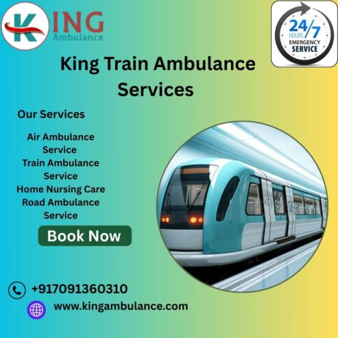 King Train Ambulance Maintain the Patient with Stability during Transfer in Dibrugarh