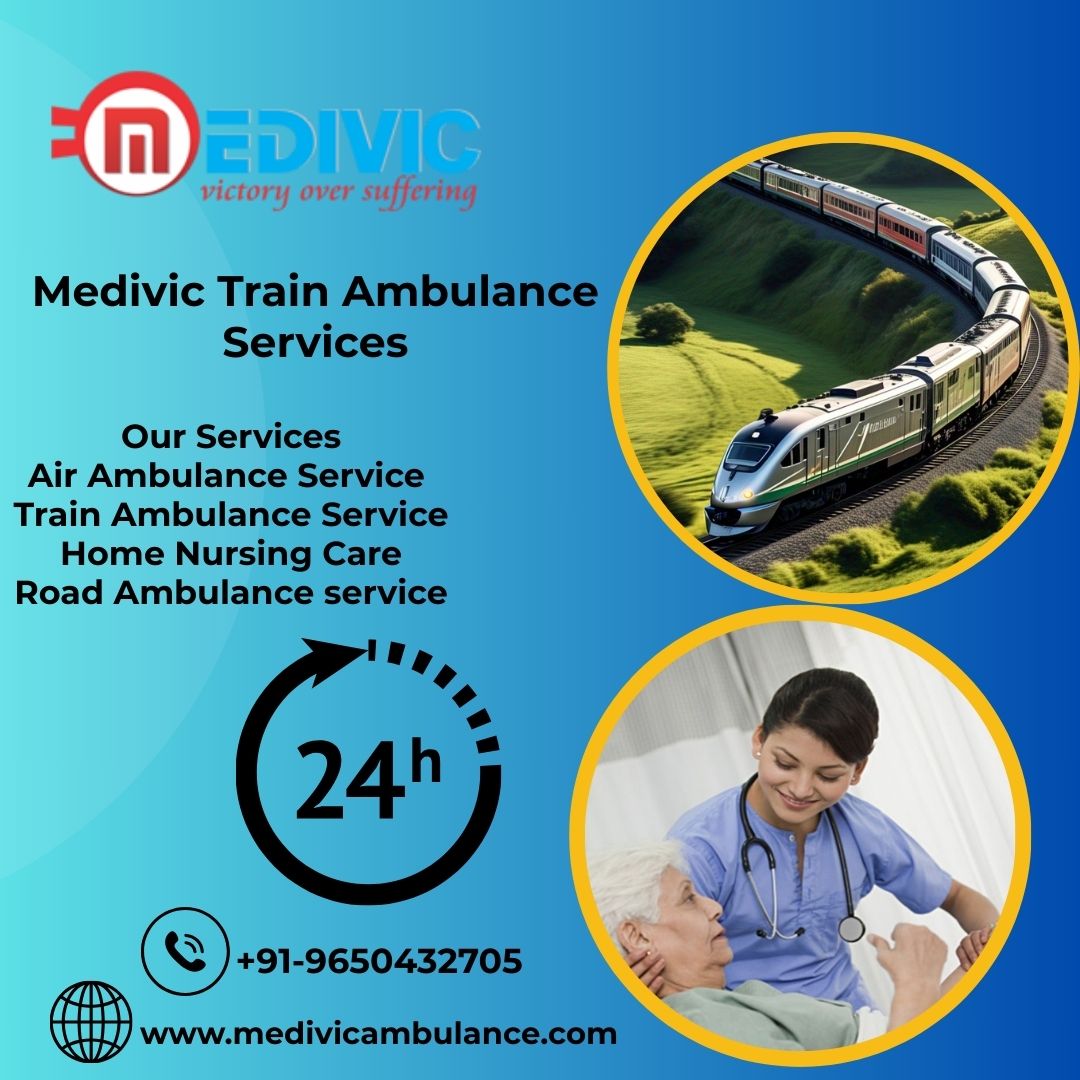 Medivic Offers Prearranged and Compassionate Transfer in Nagpur in a Train Ambulance