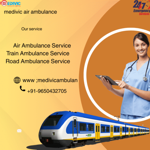 Medivic Train Ambulance Keeps a Close Watch on Patients’ Health inIndore