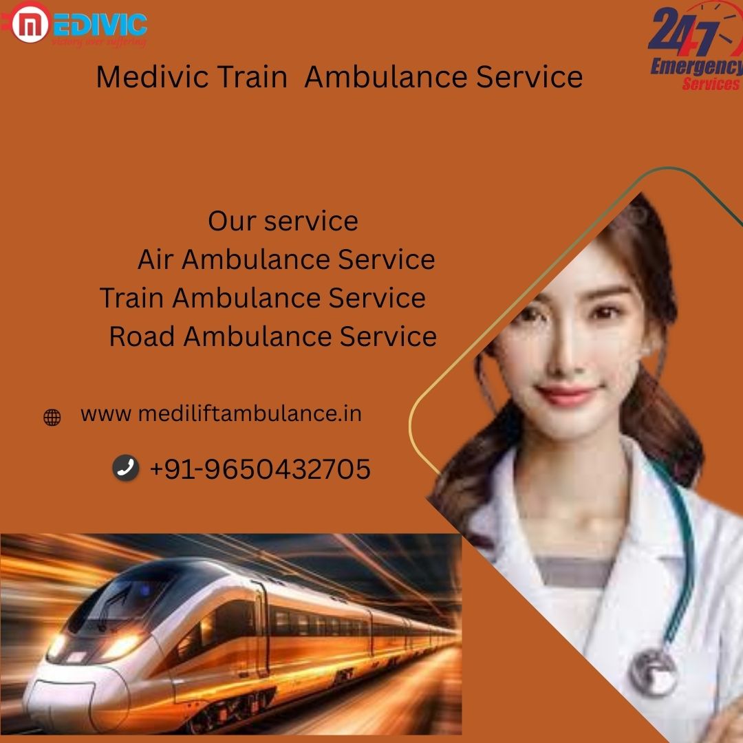 Medivic Offers the Latest Life Support Systems in a Train Ambulance in Siliguri