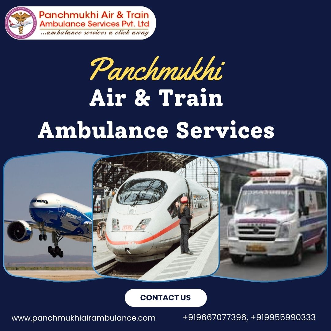 The Best Medical Care in Trains Is Offered by Panchmukhi Train Ambulance Service in Patna