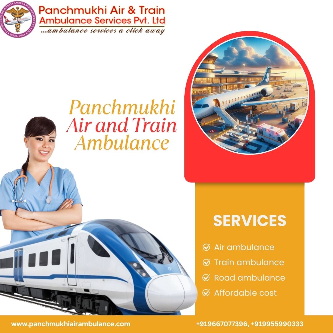 Panchmukhi provides a Med Shift service with a specialized team through its train ambulance in Ranchi