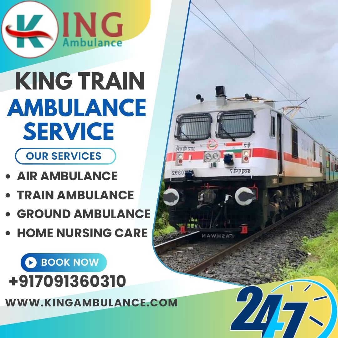 King Train Ambulance Service in Raipur gives you the best experience of doctors through travel
