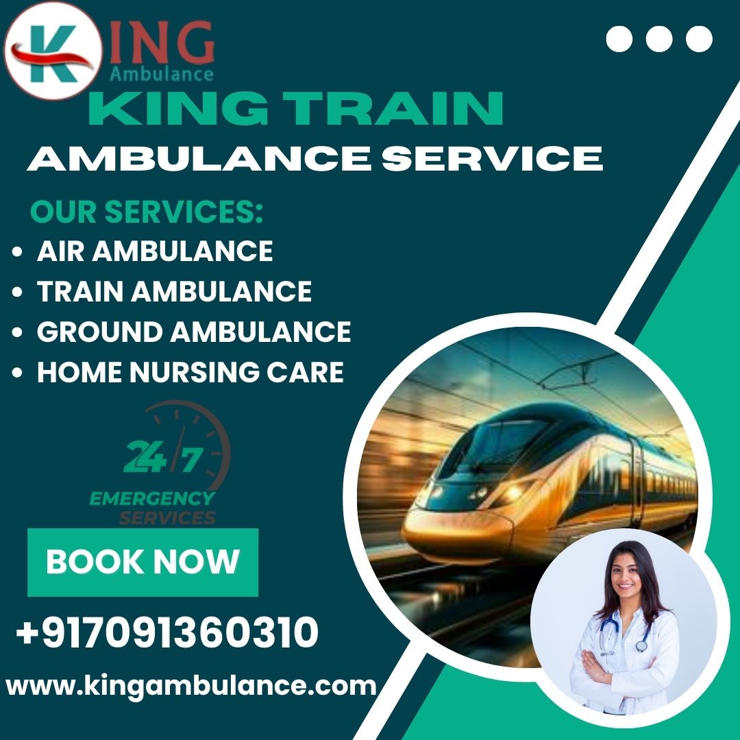 King Train Ambulance Service in Bhopal transports injured people to health centers