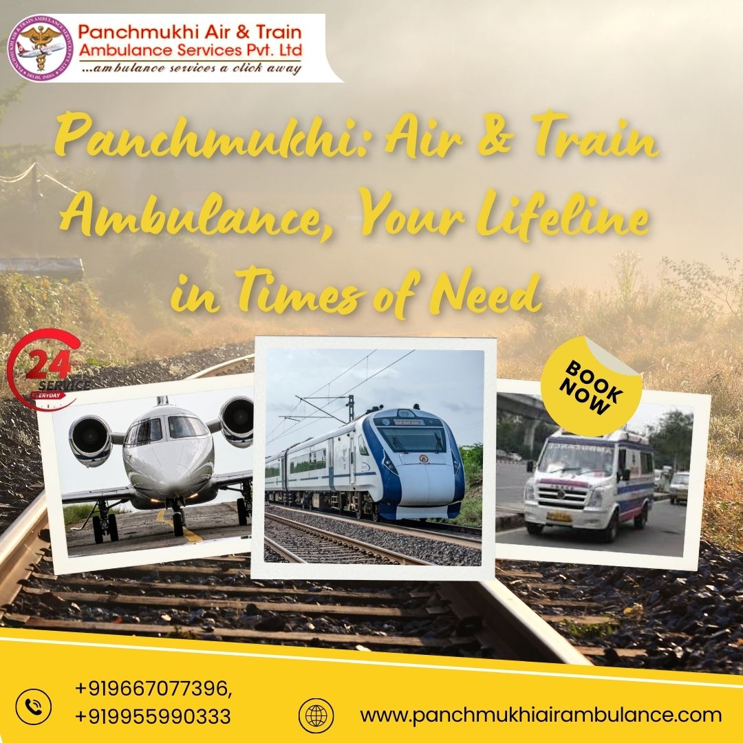 Own Panchmukhi Train Ambulance Service in Kolkata to ensure the best treatment possible