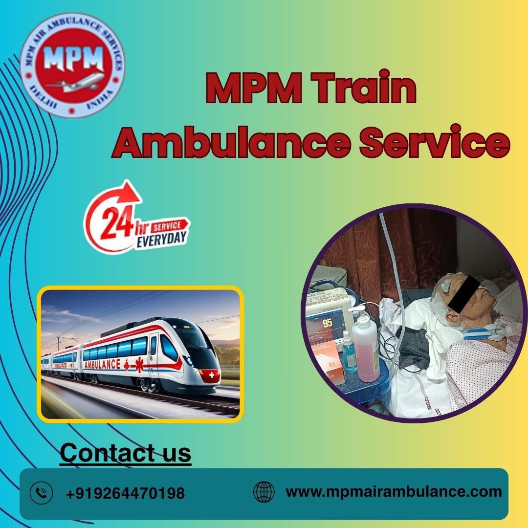 MPM Train Ambulance Service facilitated the safe transfer of patients in Indore