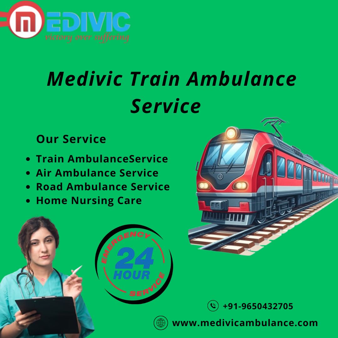 Medivic Ensures Efficiency is Maintained All Along in Bhopal in a Train Ambulance