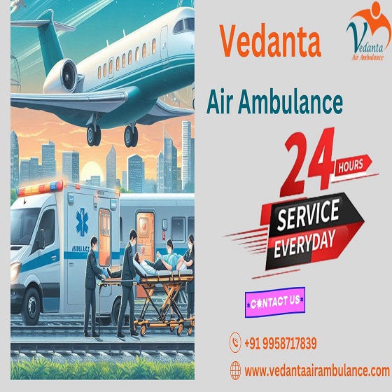 Hire Vedanta Air Ambulance Service in Bhubaneswar with Fabulous ICU Facilities