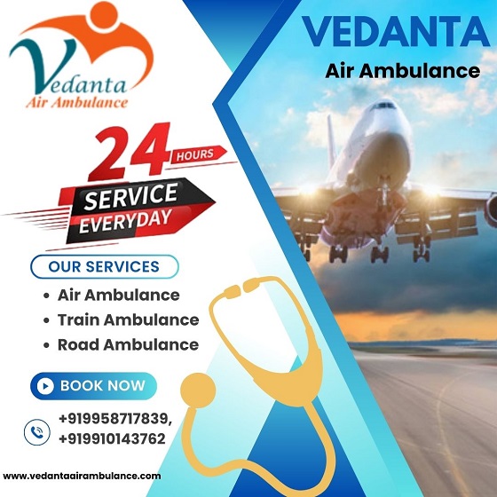 Pick Splendid Vedanta Air Ambulance Service in Bangalore at Minimum Price