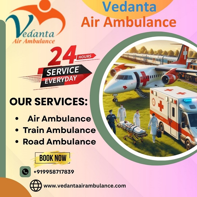The Superlative Transfer Mission is Offered by Vedanta Air Ambulance Service in Gorakhpur at a Pocket Friendly Budget