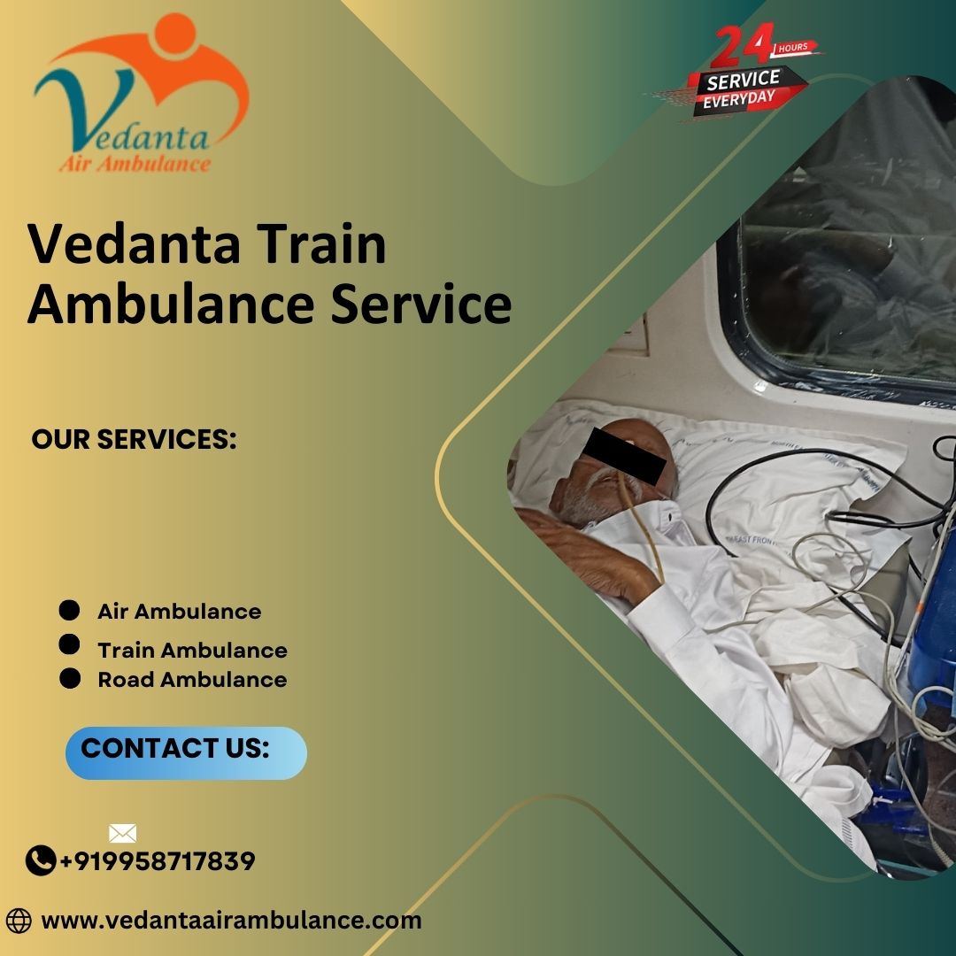 Vedanta Train Ambulance Kolkata has Modern Medical Equipment inside the Train