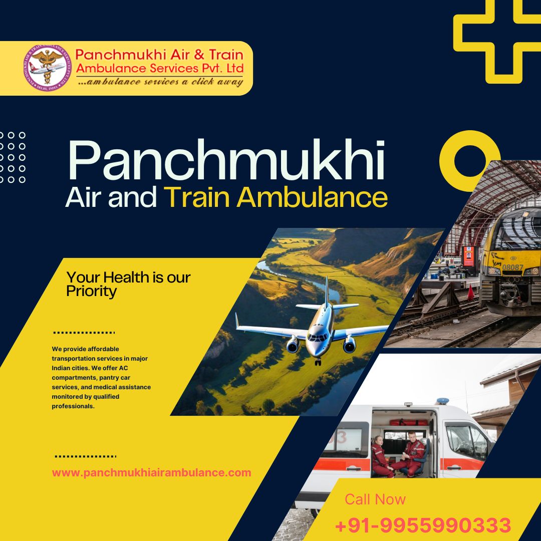 Take a World-Class Charter Air Ambulance from Patna with ICU by Panchmukhi